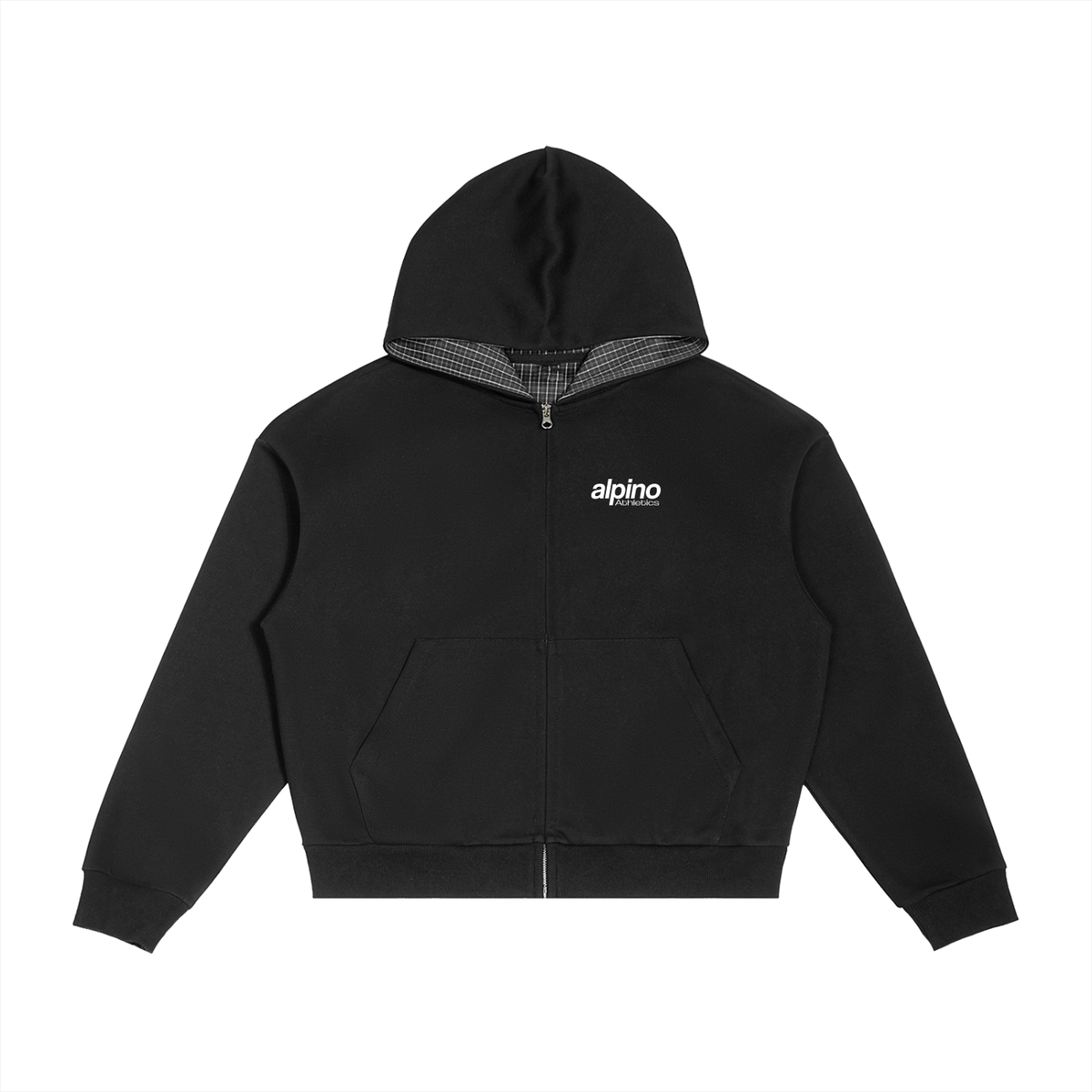 Hoddie Cuadros Black