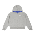 Hoodie a Cuadros Gris