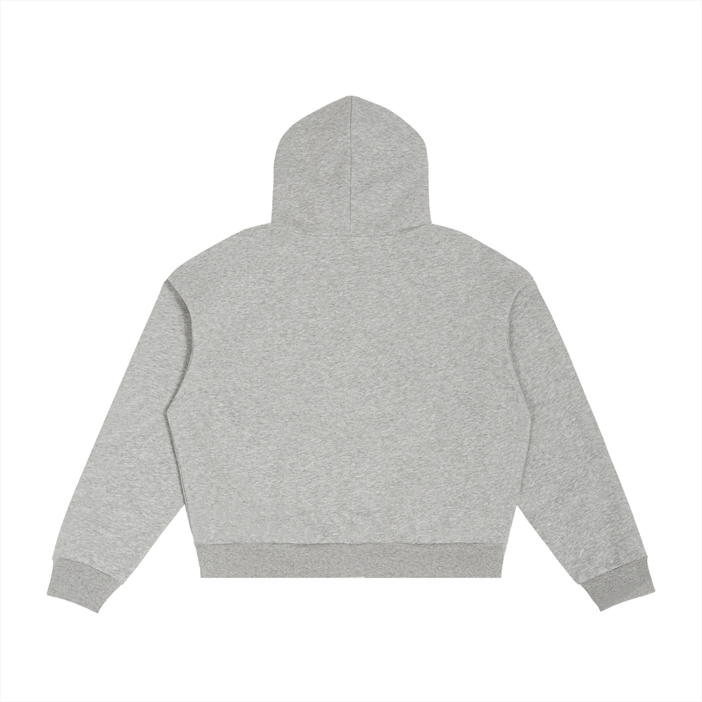 Hoodie a Cuadros Gris