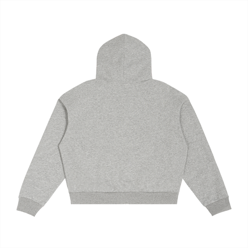 Hoodie a Cuadros Gris